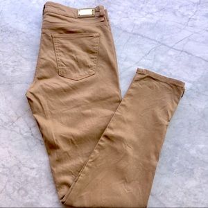 Zara Tan Denim Pants